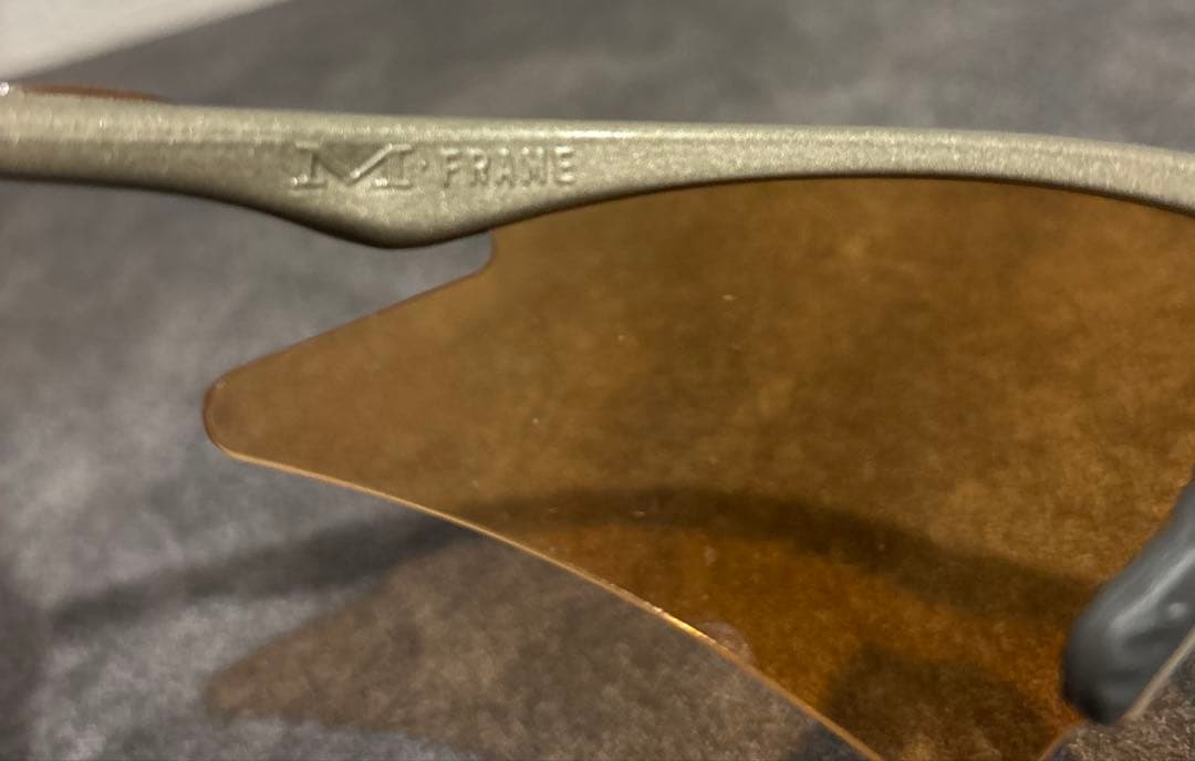 希少 USA OAKLEY オークリー エムフレームスウィープ シルバーオレンジ