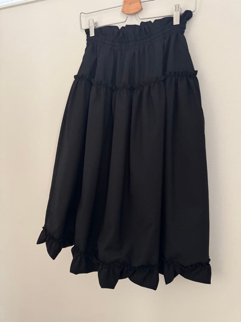 noir kei ninomiya ウールスカート