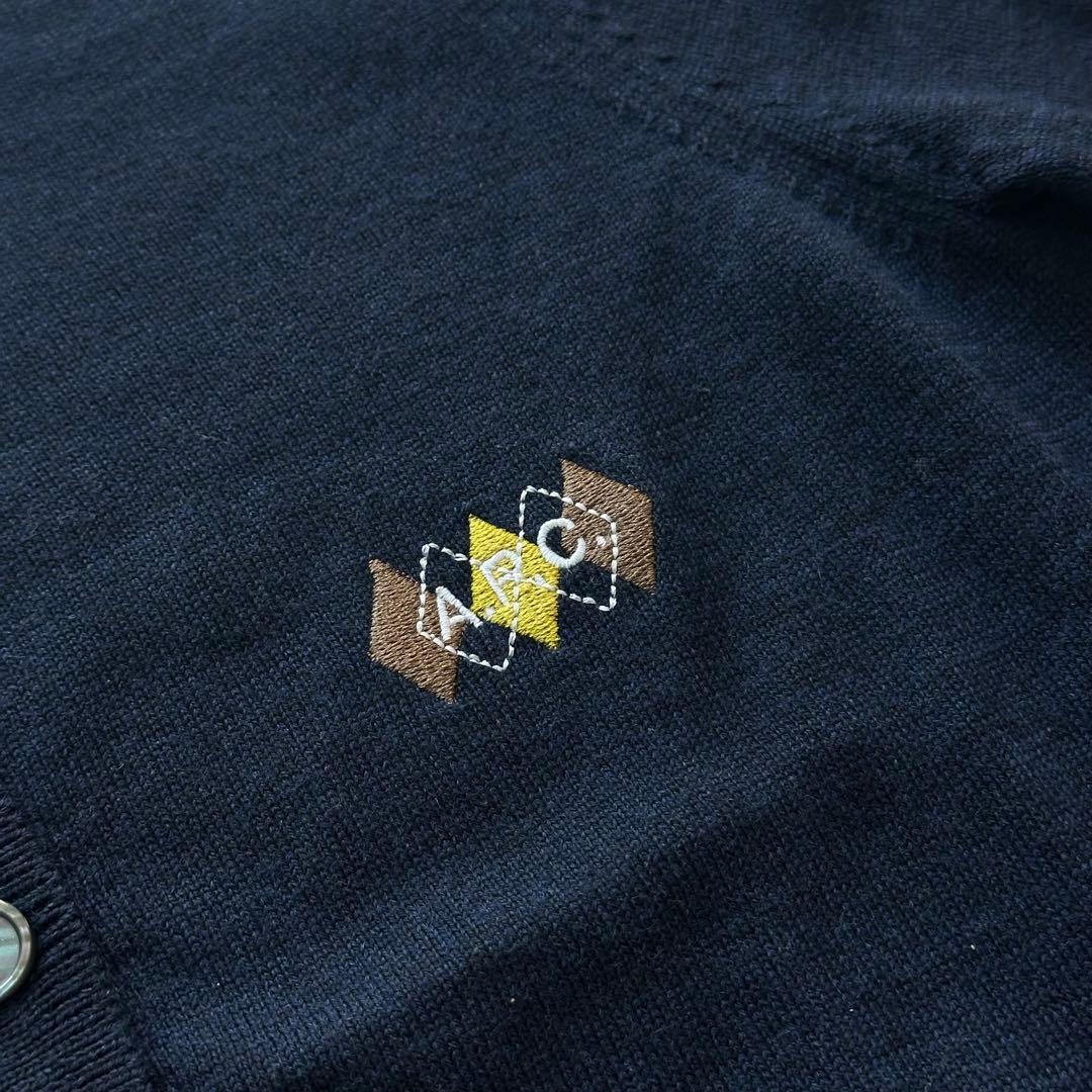 a.p.c. apc アーペーセー カーディガン ネイビー 紺