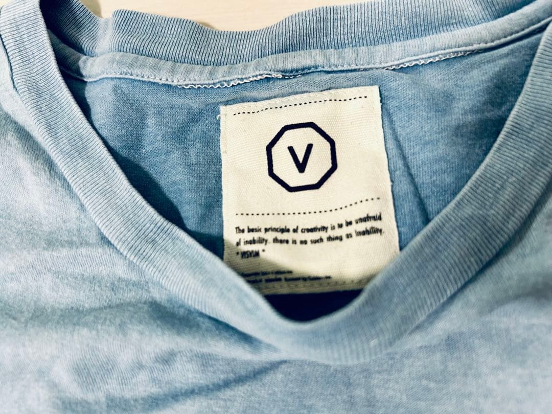 Visvim tee tシャツ藍染めサンフェードヴィンテージ
