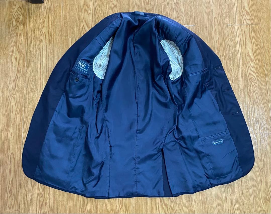 POLO by RALPH LAUREN ネイビーブレザー(古着)