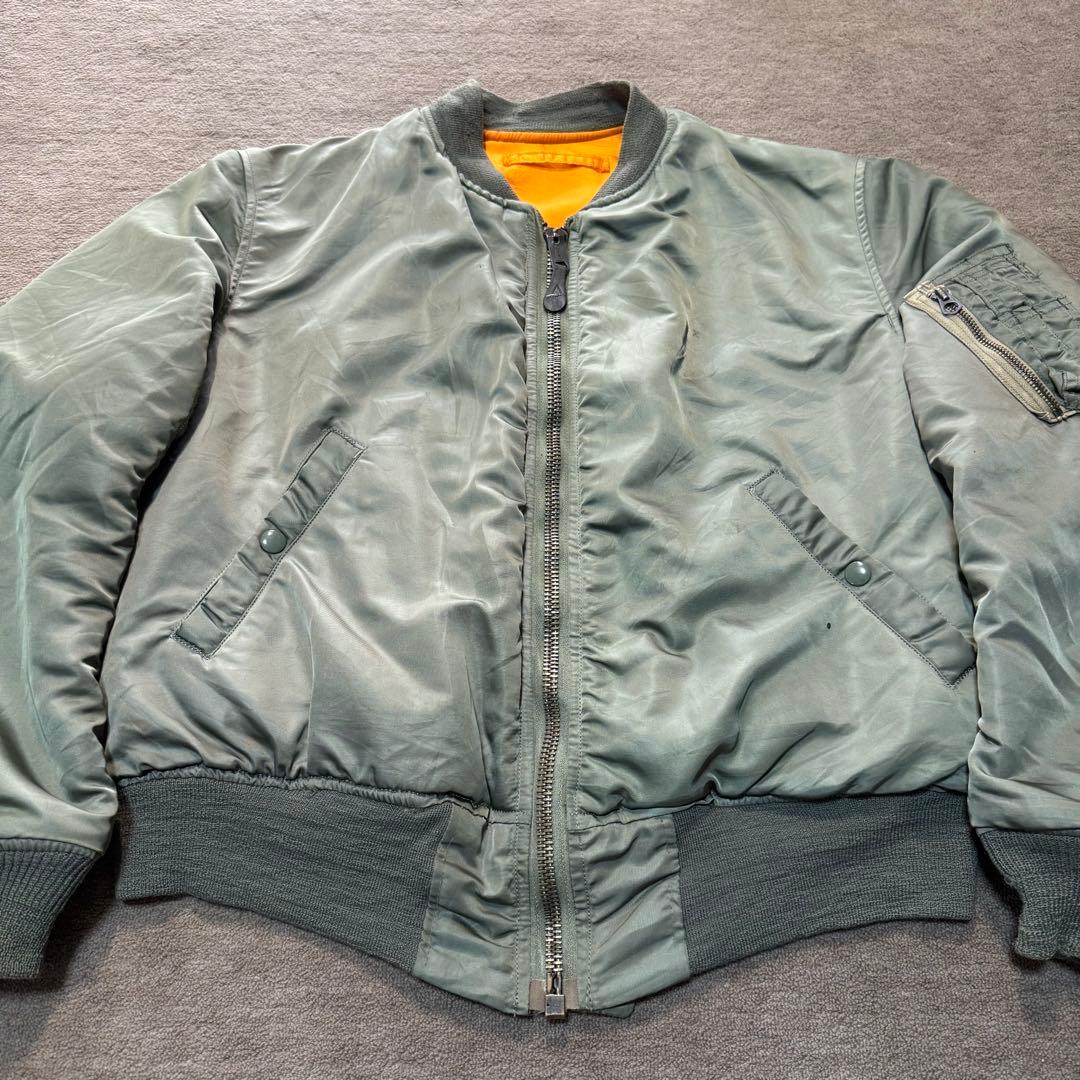 60's MA-1 実物 L 1969年 MIL-J-8270D ALPHA