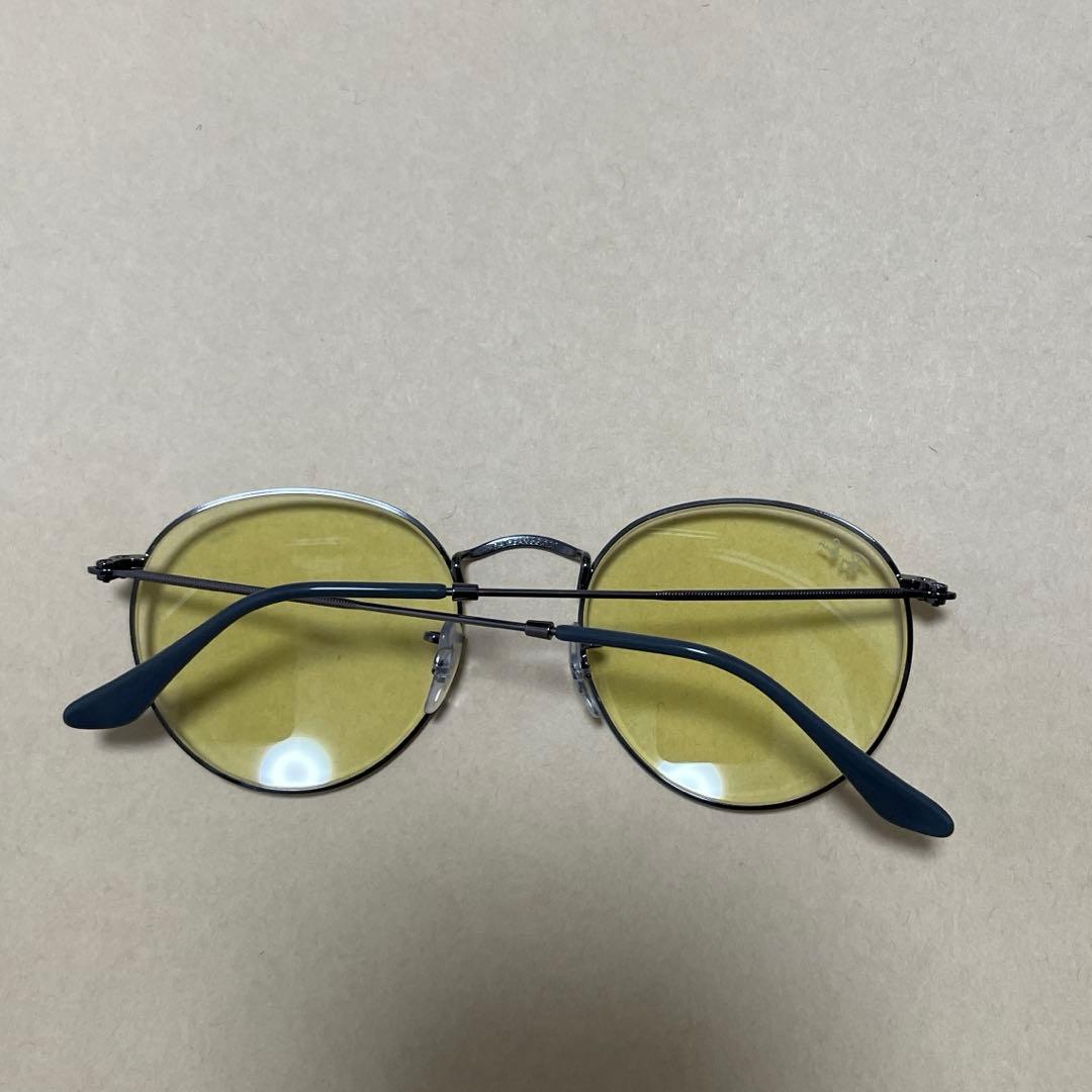 RayBan ROUND L RB3447 004 T4 ライトイエロー