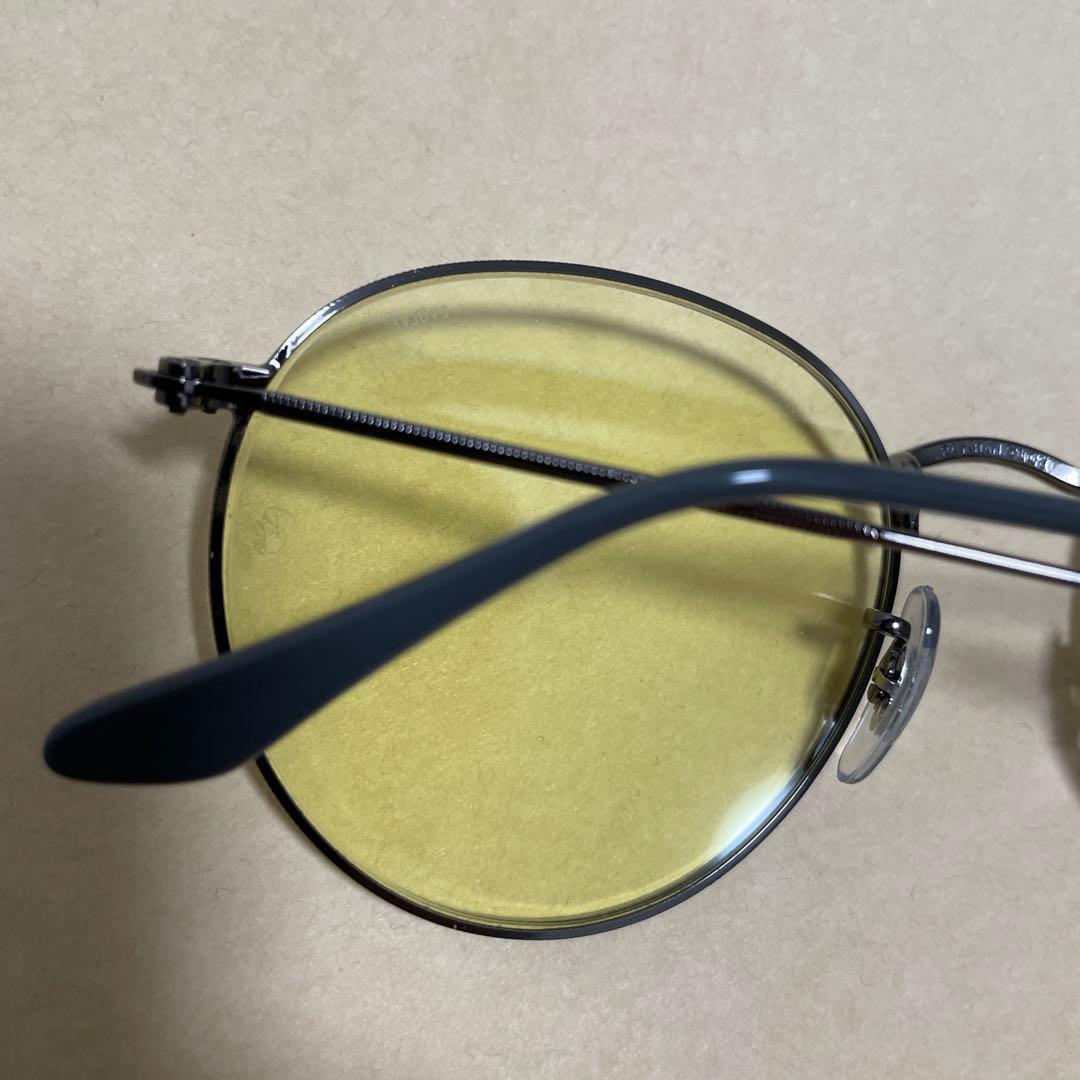 RayBan ROUND L RB3447 004 T4 ライトイエロー