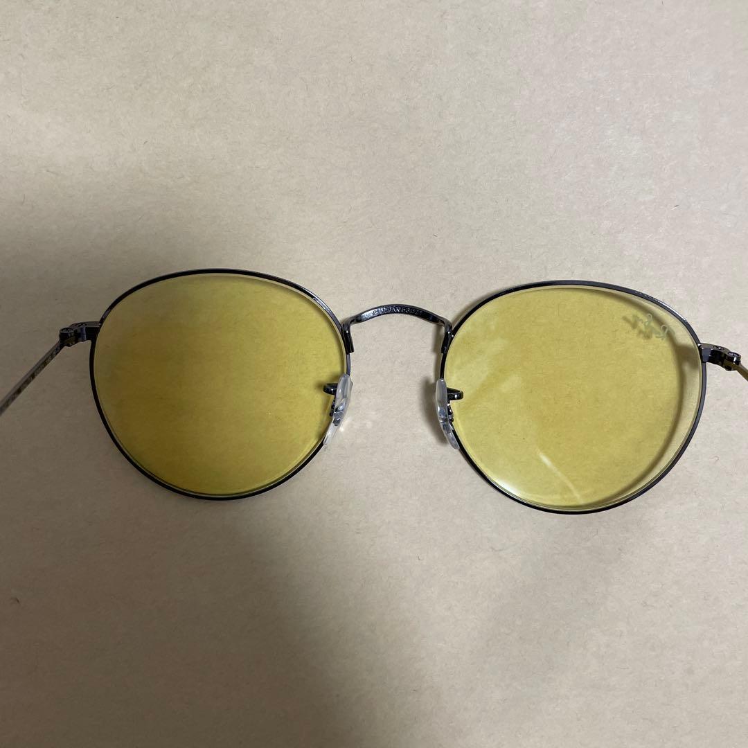 RayBan ROUND L RB3447 004 T4 ライトイエロー