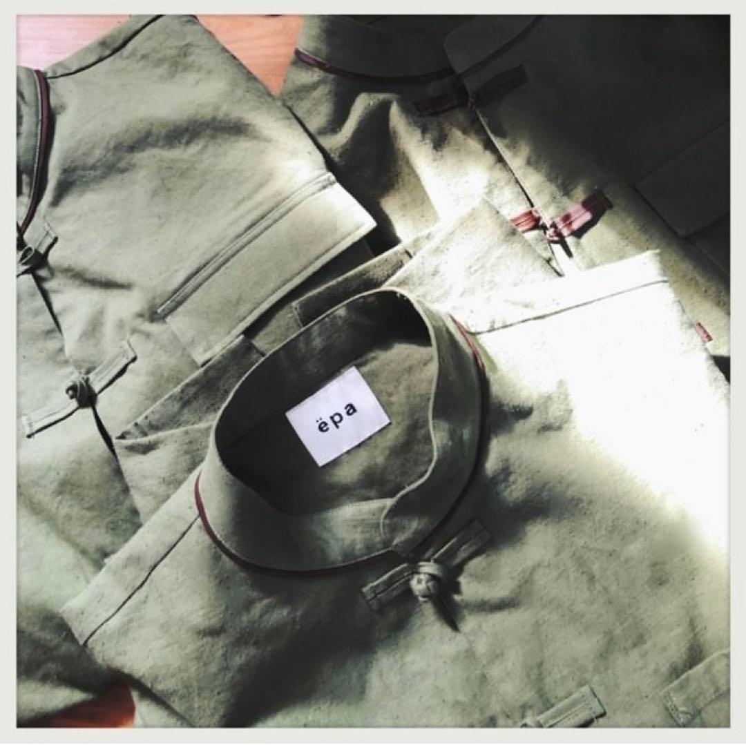 【試着のみ】epa military china shirt 大人気　完売品