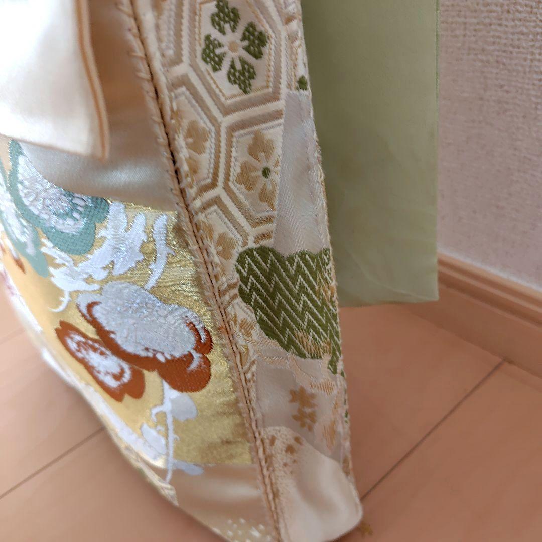 お琴カバー【野】着物帯 ゆたん油単ハンドメイド 和楽器 袋帯