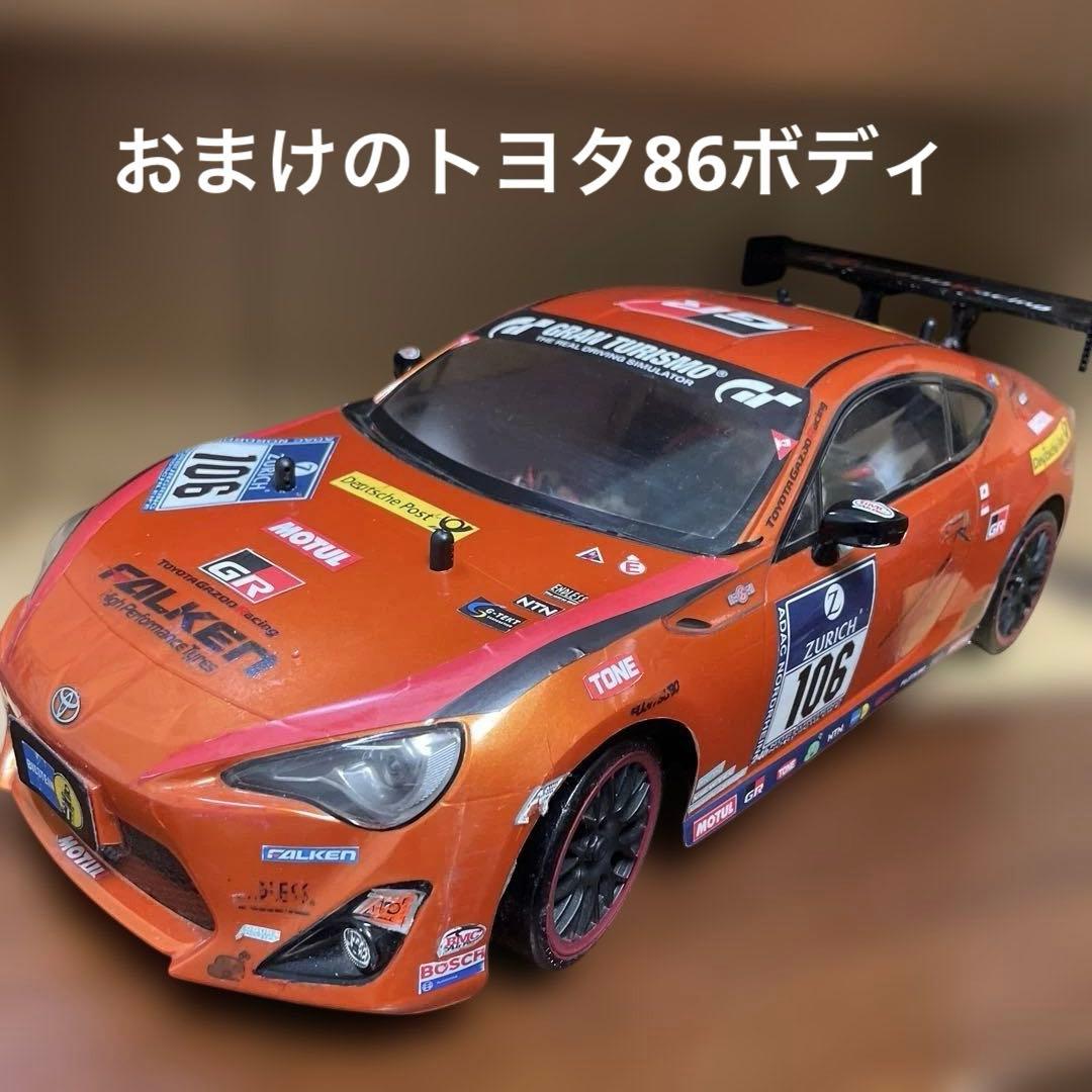 タミヤ　ラジコンセット　スバルWRXボディ