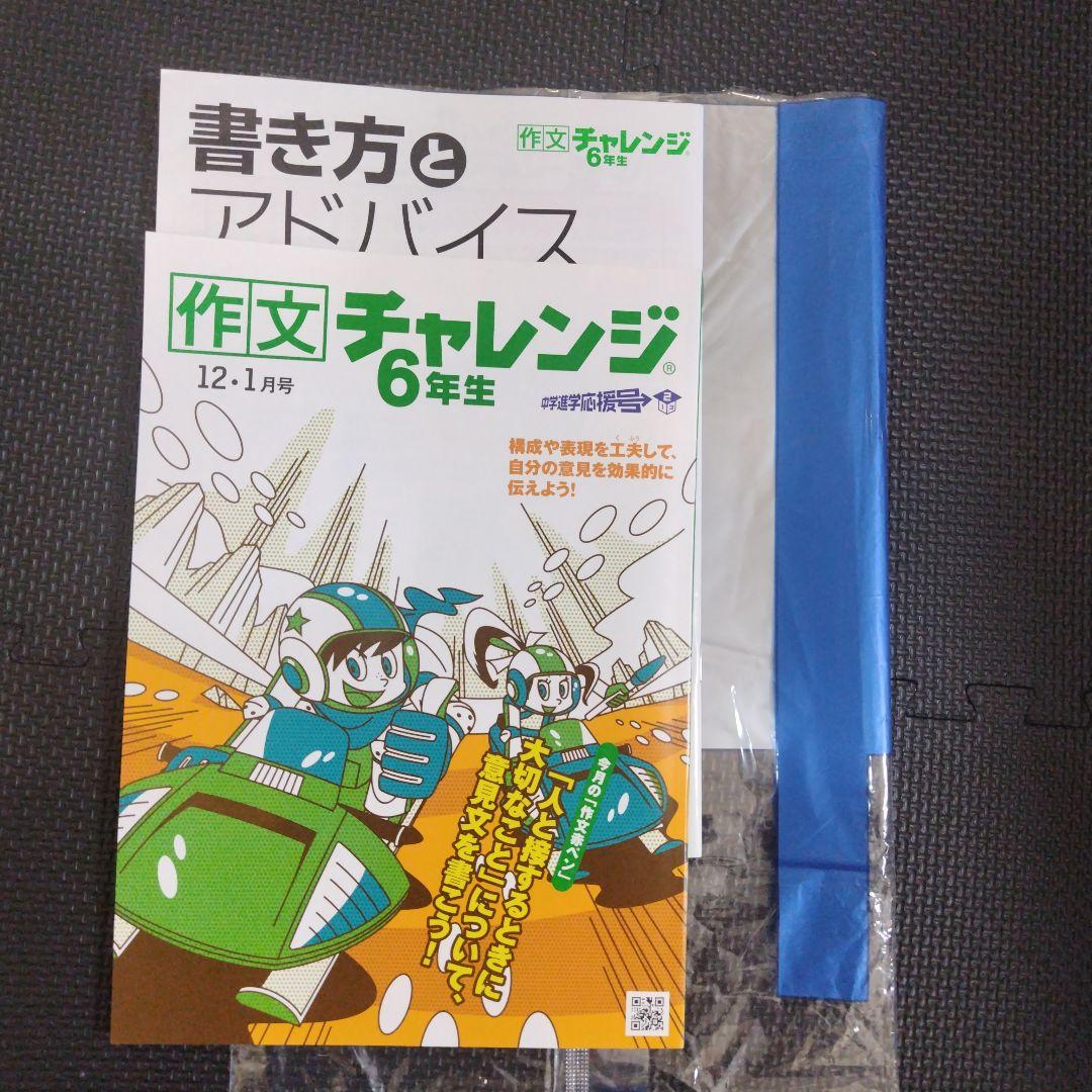 新品未使用　進研ゼミ　オプション講座　作文チャレンジ　小学6年生　6ヶ月分