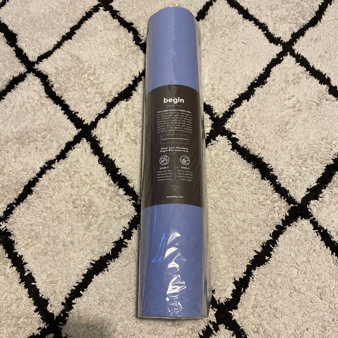 manduka begin ヨガマット 5mm ブルー