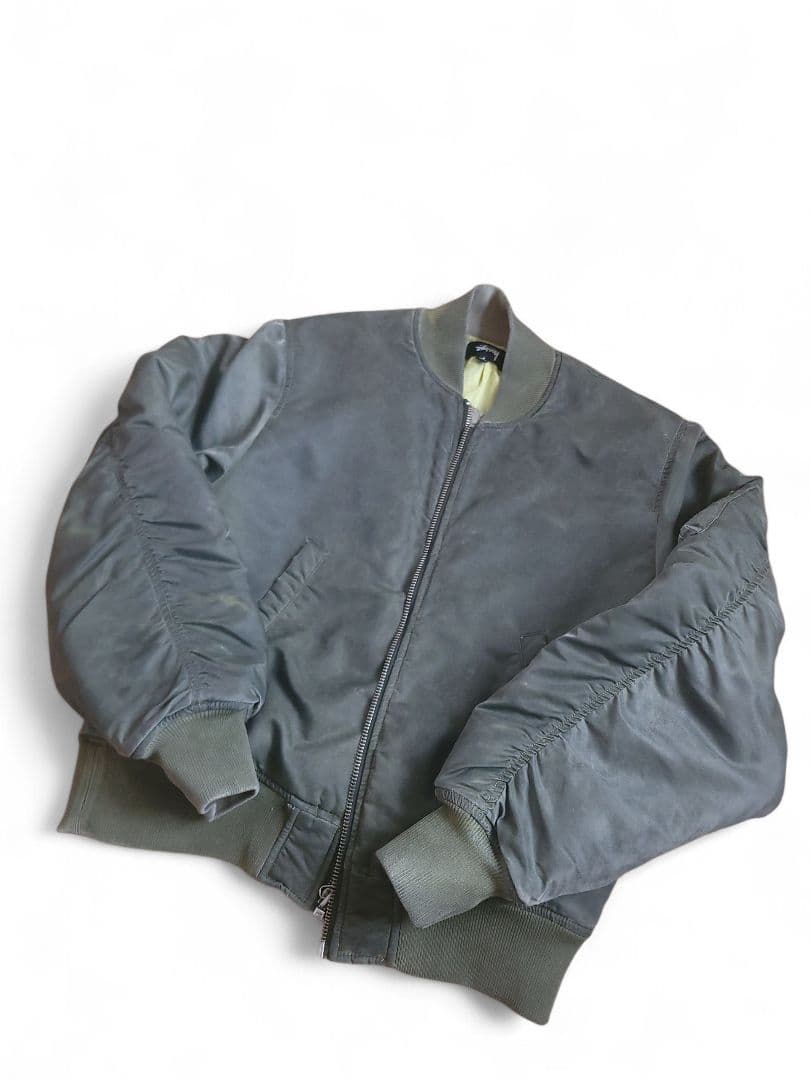 00s OLD STUSSY MA-1 ガーメントダイ ボンバージャケット