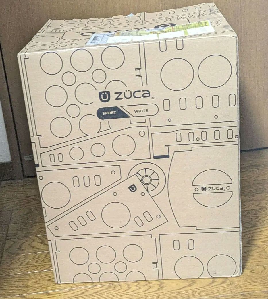 ZUCA ピンク柄 キャリーバッグ　フレーム白