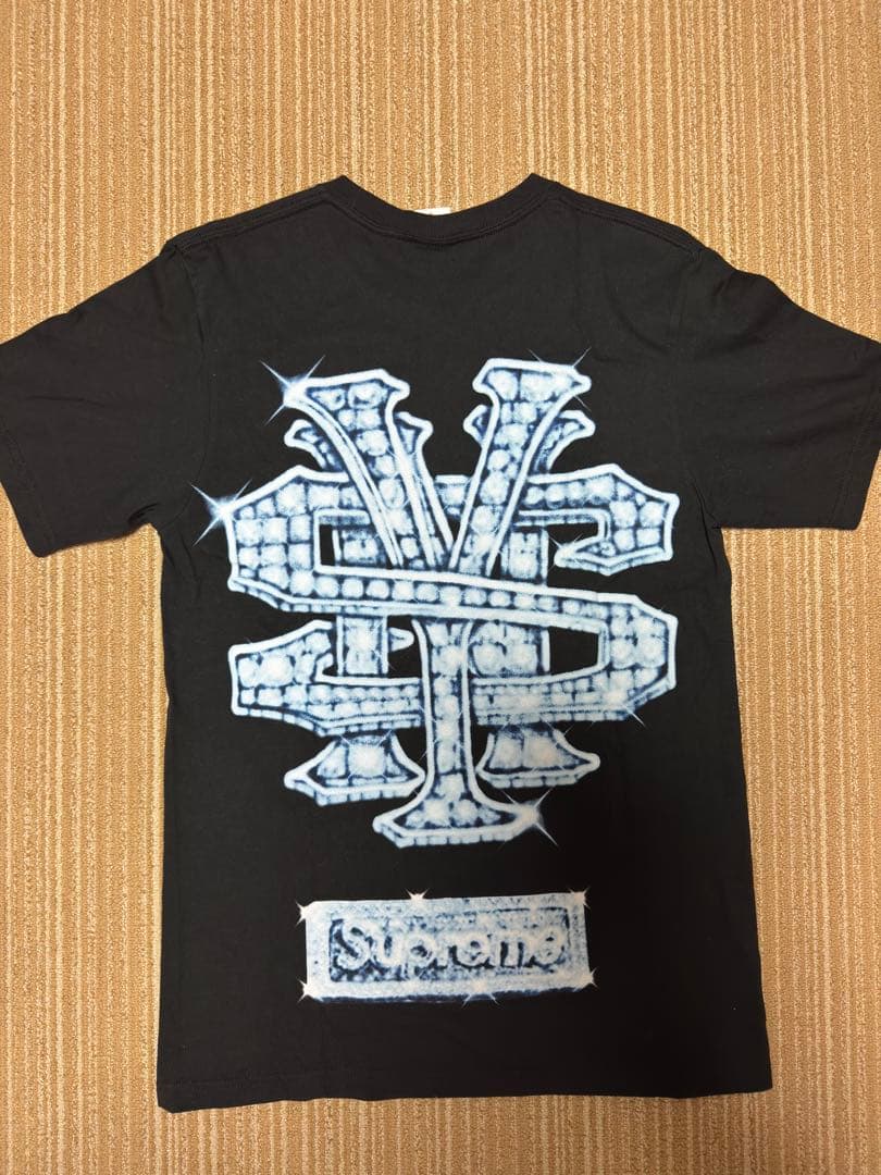 Supreme man Tee Black Sサイズ
