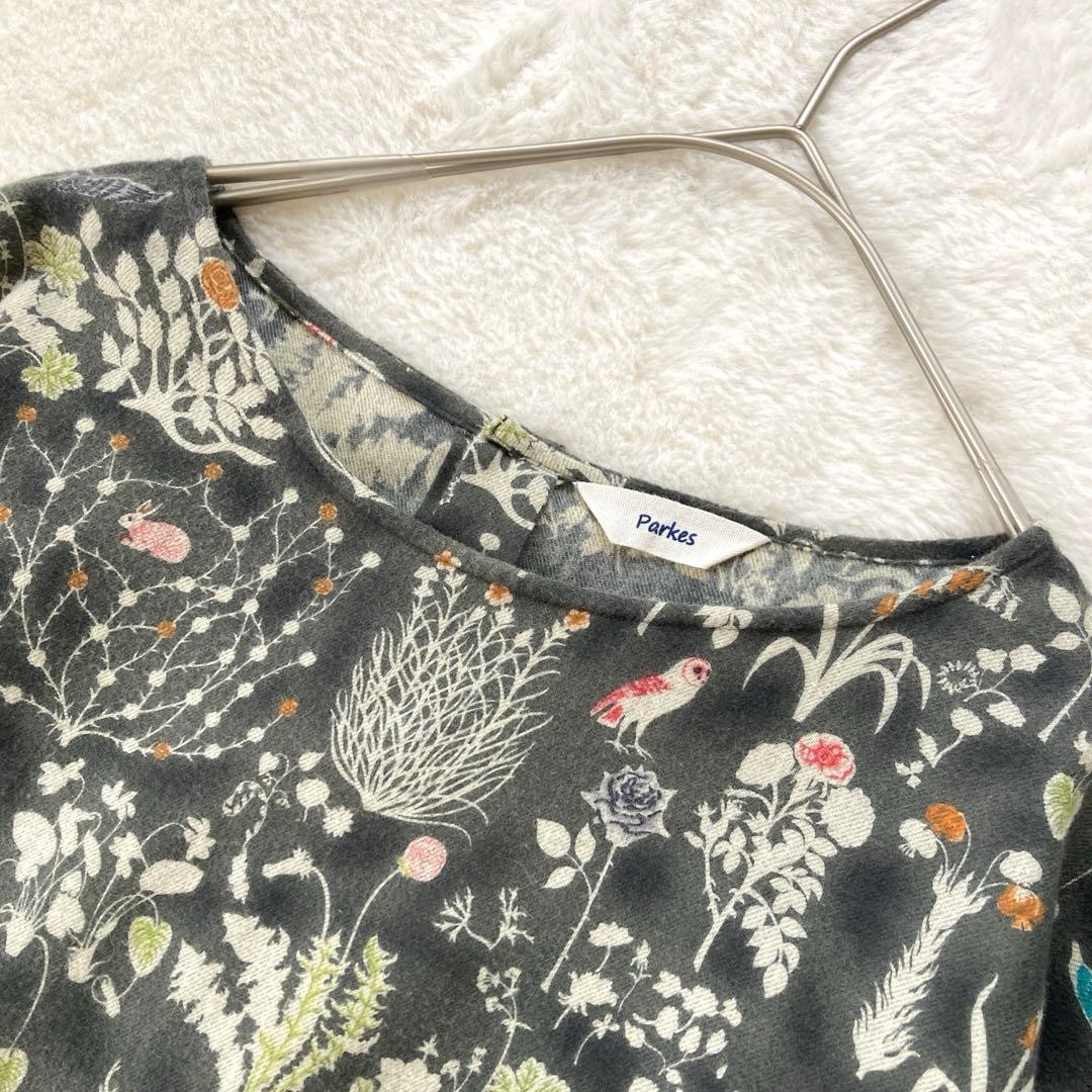 希少☆Parkes × LIBERTYヨシエ　エアリーコットンワンピース　M