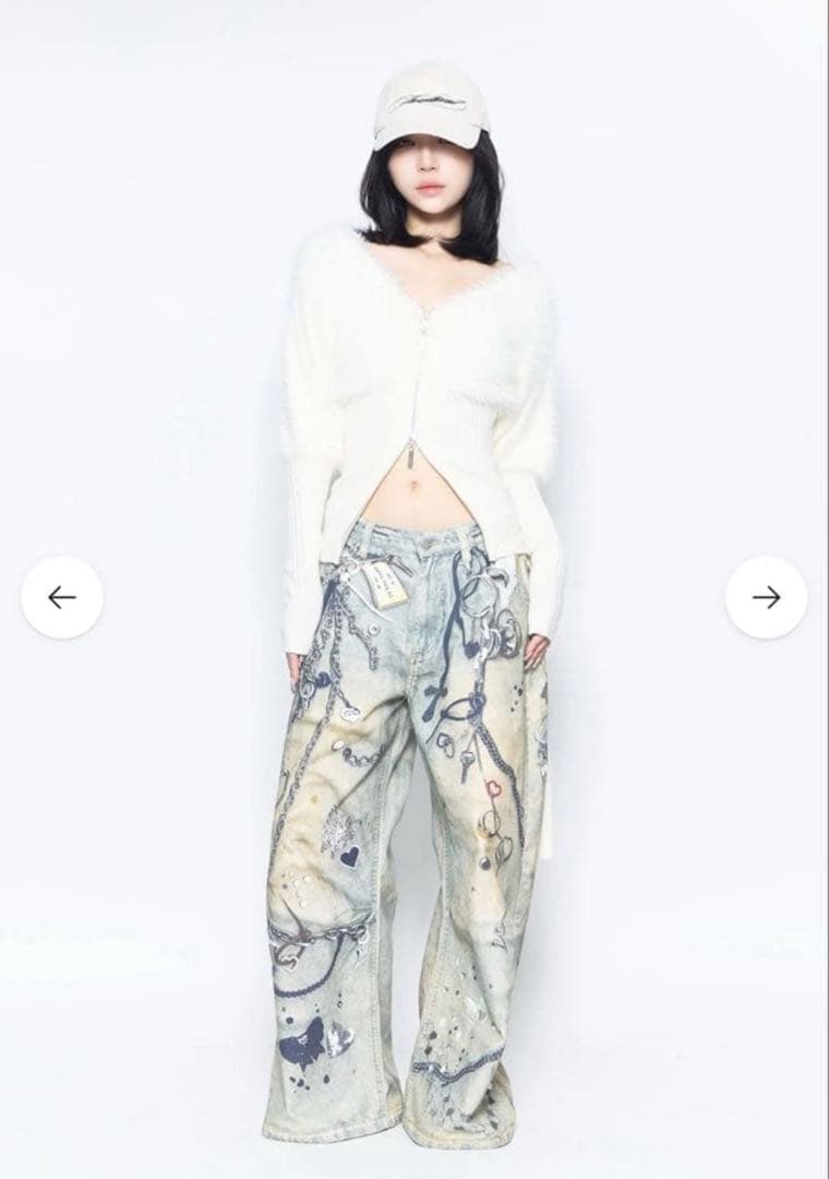 Theredthread S print denim 1 toys デニム