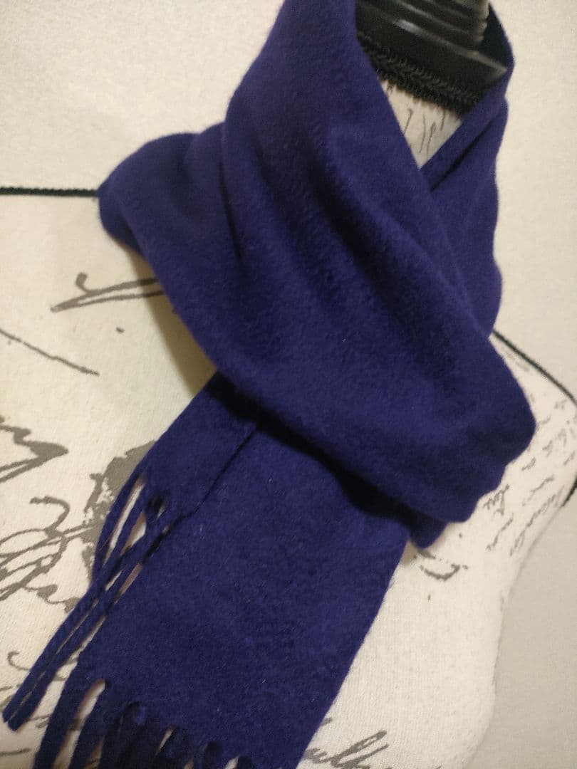 d20 超美品　Chloe　クロエ　マフラー　カシミヤ100　ロロピアーナ　紫
