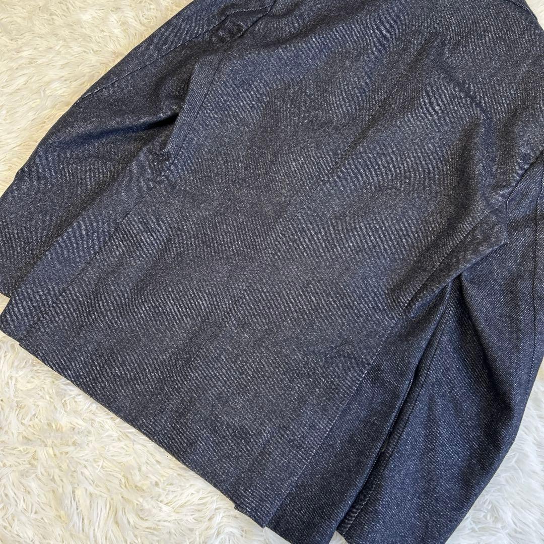 美品✨ラルディーニ カシミヤ デニム調 ブートニエール ジャケット M相当