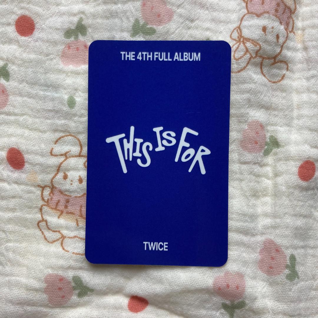 TWICE this is for 7/13 サナ 人気歌謡 サノク トレカ