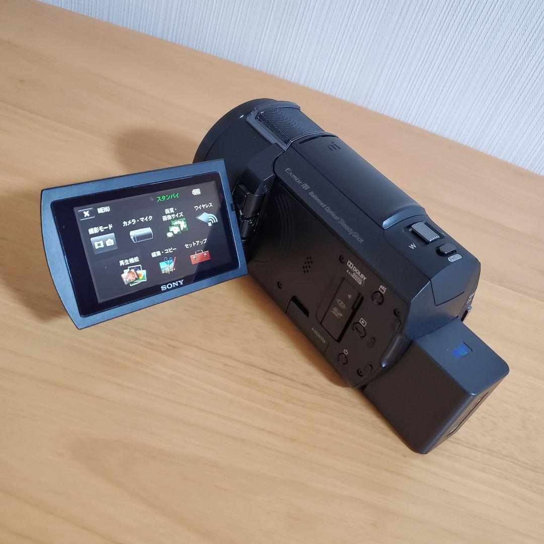 SONY FDR-AX45 4K ビデオカメラ Handycam レンズ セット
