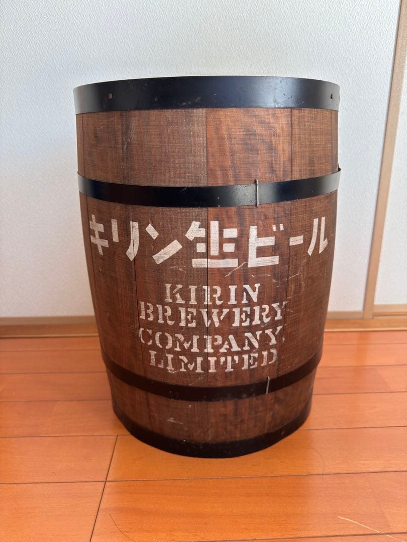 キリンビール 木製樽 オブジェ