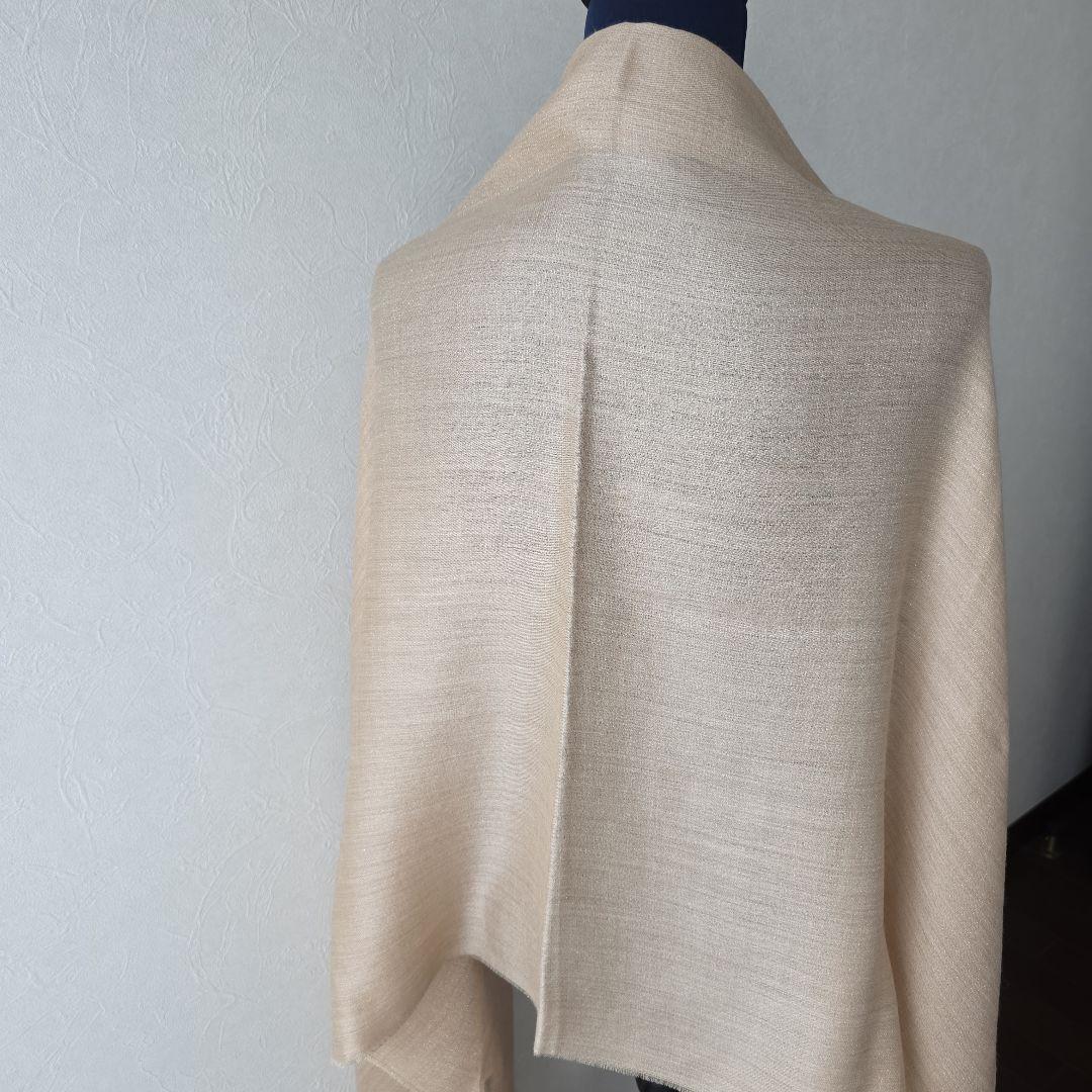 Max Mara ベージュ シルク混合 ストール新品未使用