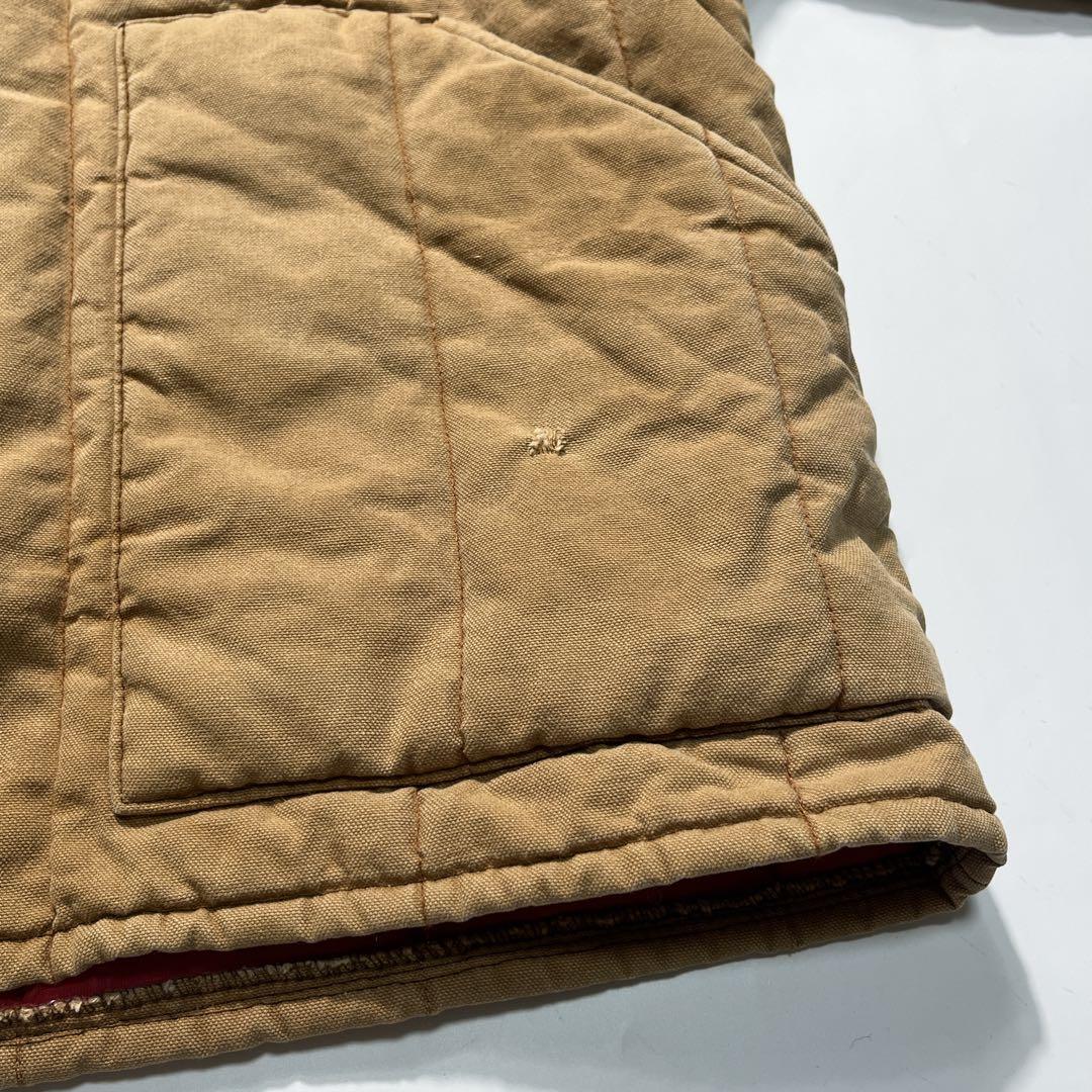 80s KEY キー USA製 ダックジャケット 2XL 茶系 中綿 7731