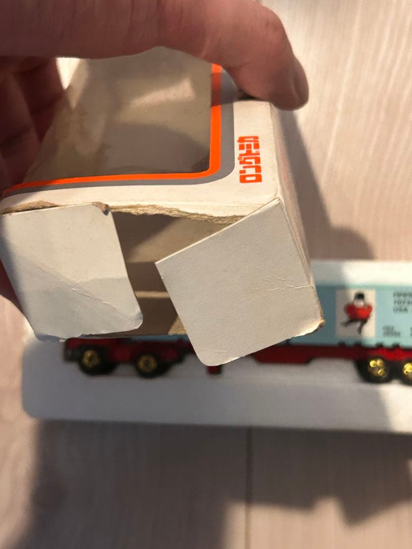 ロングトミカ 日野セミトレーラー 海上コンテナ運搬車 1/100 日本製