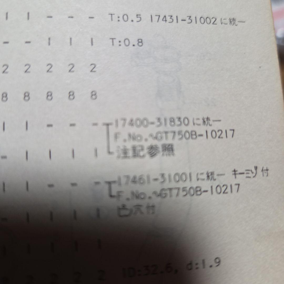 スズキ純正、GT750ウォータポンプセット、廃盤