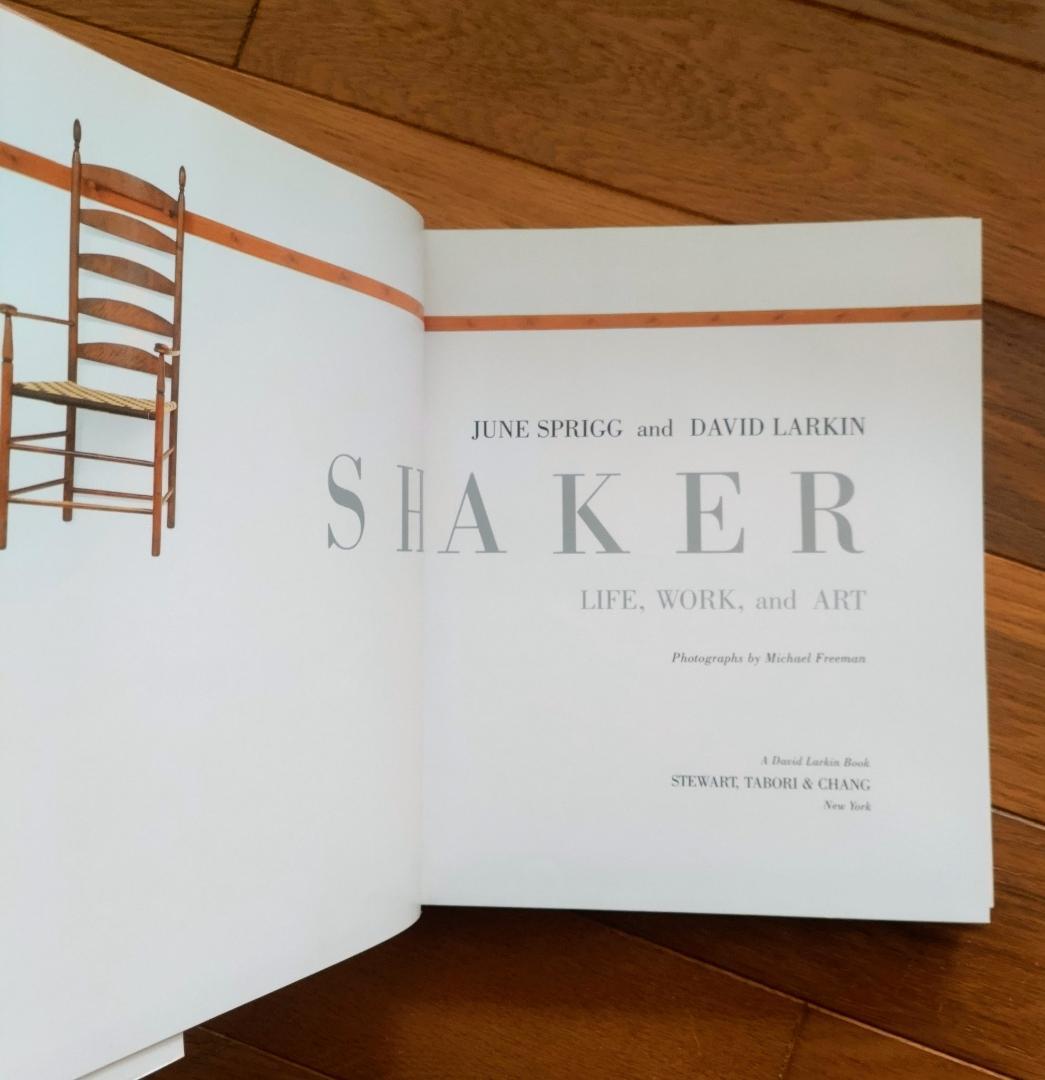 SHAKER｜Life, Work, and Art（洋書）：シェーカー　家具