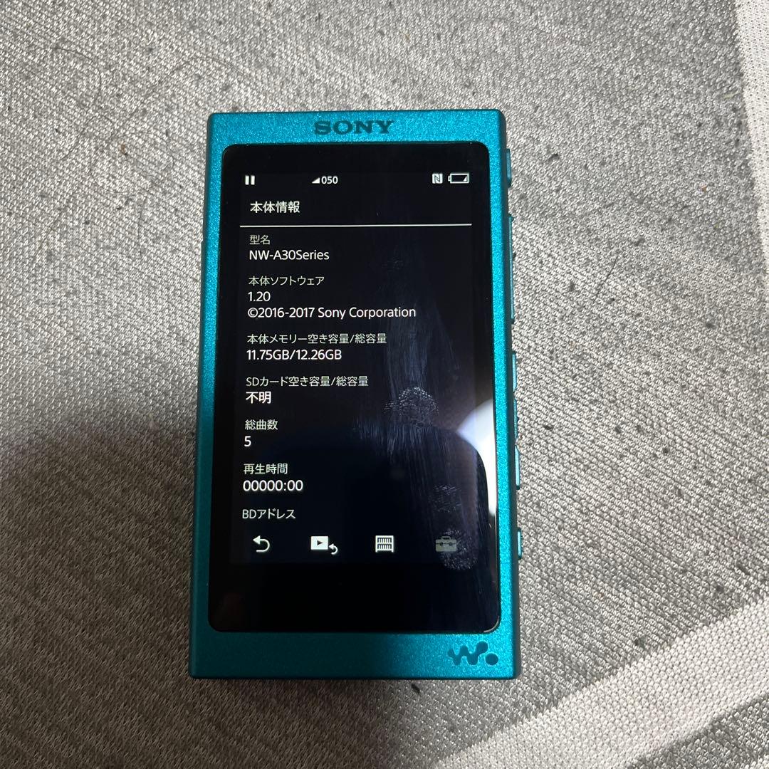 SONY WALKMAN NW-A35シリーズ デジタルオーディオプレーヤー