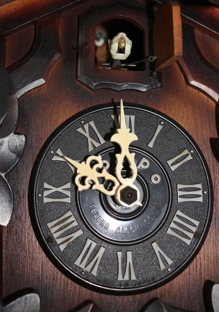 可動品 TEZUKA CLOCK poppo 鳩時計 分銅式 #103 掛時計