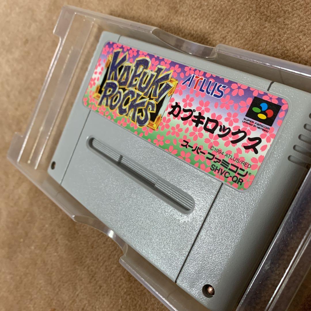 r*i様 【起動確認済み】【美品】カブキロックス　 スーパーファミコン