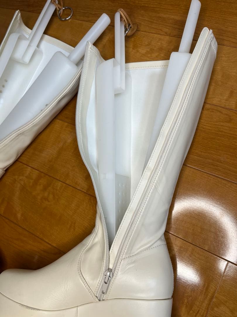 【R&E】厚底ラバーStormストレッチロングブーツ