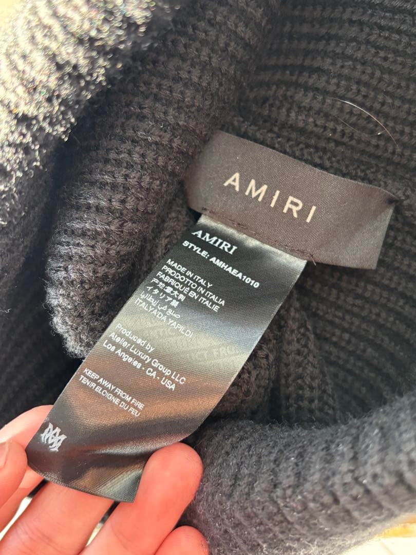 Y*〜様 AMIRI ニット帽　正規品