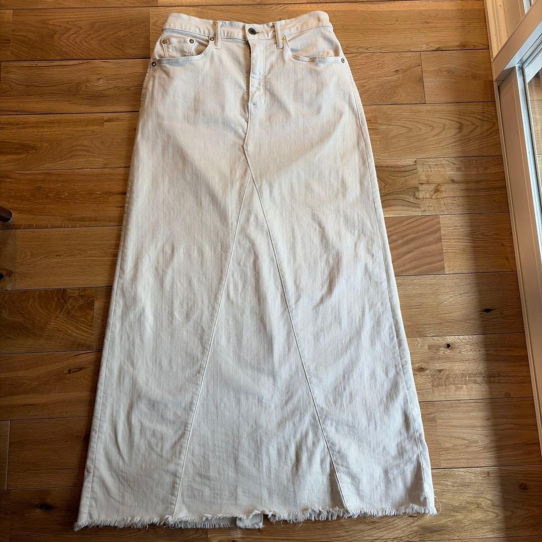 スカート L'appartement/A Line Fringe Hem Skirt