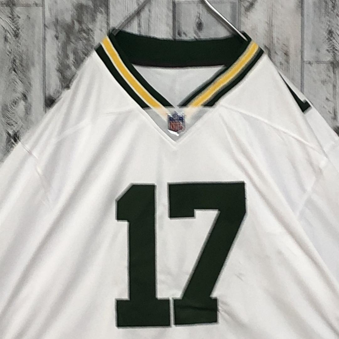 NIKE NFLパッカーズ アメフト ゲームシャツ ユニフォーム 刺繍 4XL