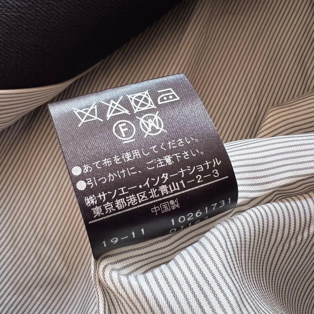 ADORE アドーア　トリプルクロスノーカラー　スプリングコート 紺¥64900