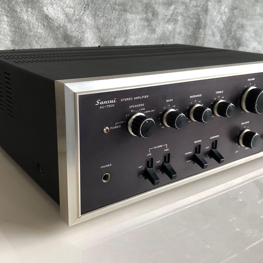 Sansui AU-7500 プリメインアンプ　通電は確認済み