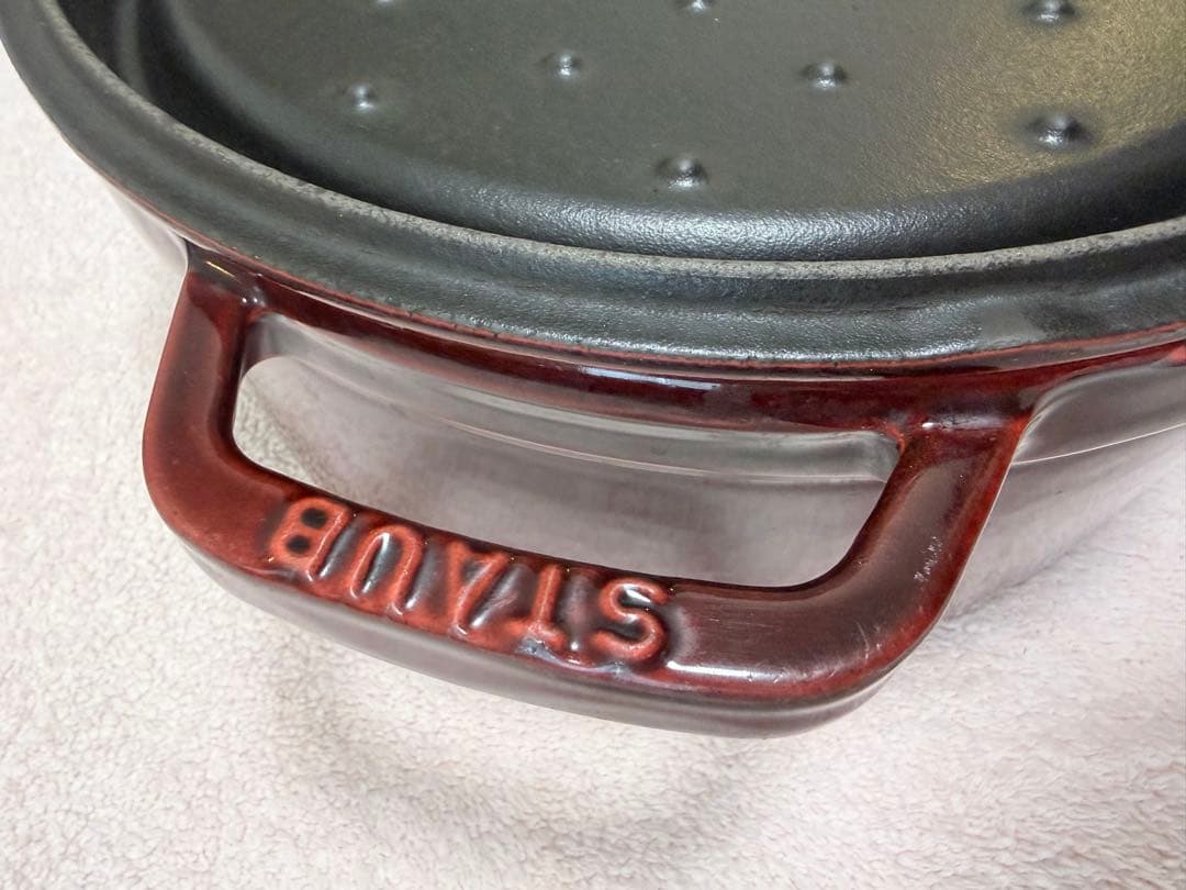 STAUB ストウブ ラ・ココット 24cm グラナダレッド 鋳物 フランス製