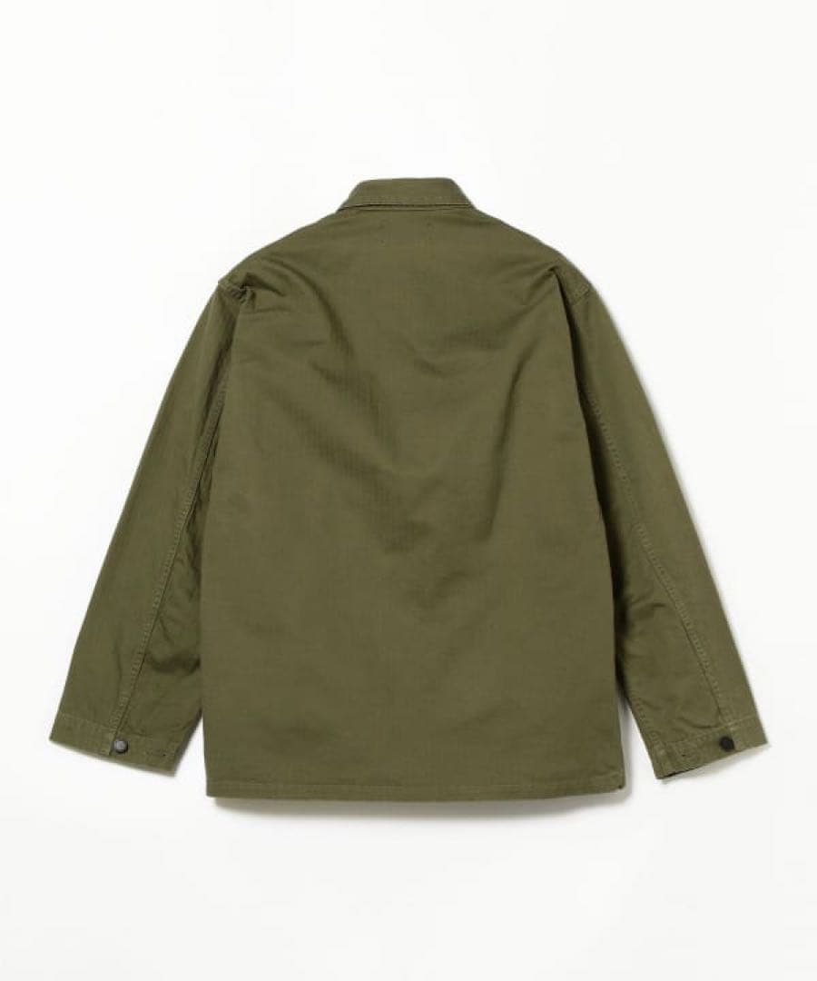 【別注】AUBERGE / M-43 ヘリンボーン ミリタリー シャツブルゾン