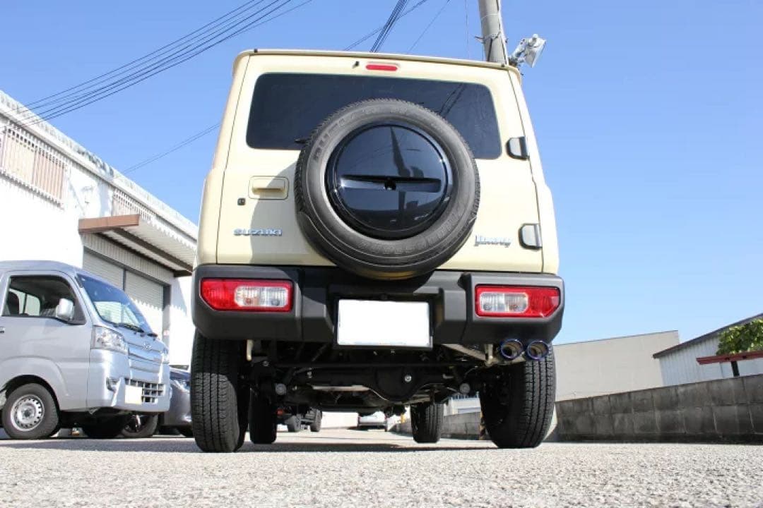 専用Bluefin スズキ ジムニー JB64W Type02 2本出しマフラー