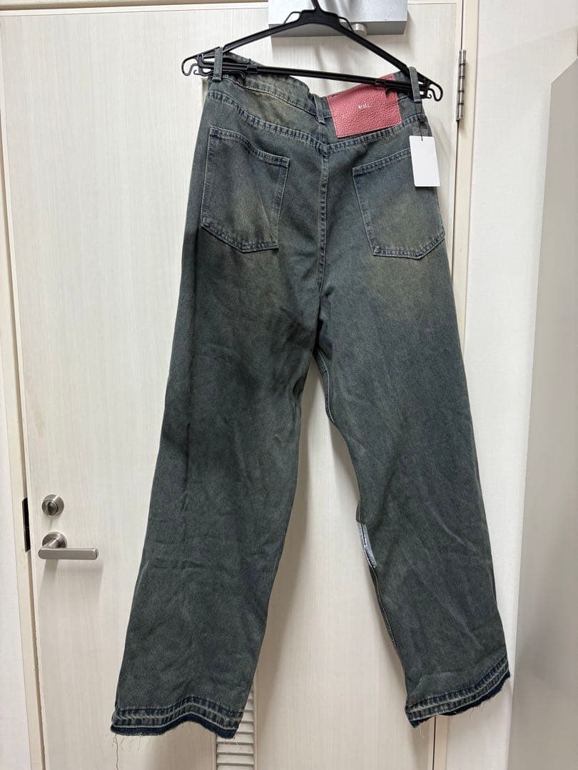 MUL デニムパンツ　ライン入り