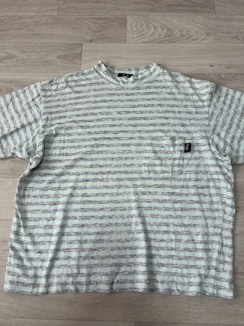 希少☆ OLD STUSSY ボーダーTシャツ L