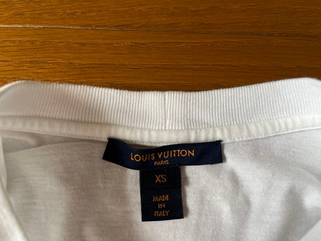 ルイヴィトン 20SS ICONS 反転ロゴ チェーン 半袖Tシャツ 白