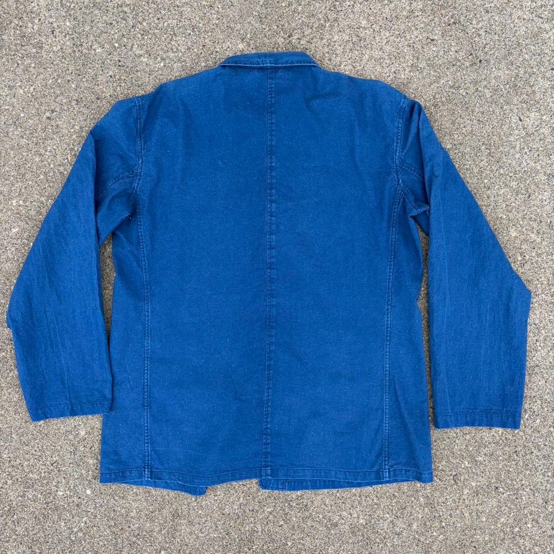 french vintage china jacket インディゴブルー XL