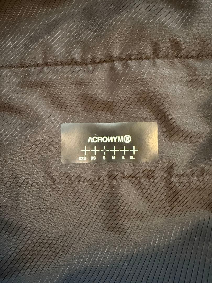 ACRONYM ブラック サルエルパンツ