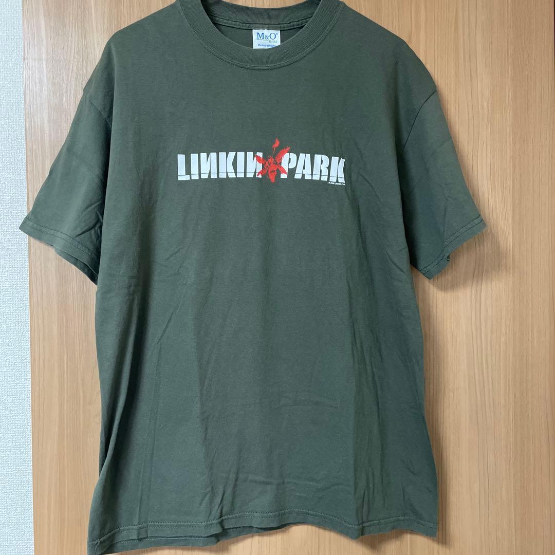 美品希少サイズ！LINKIN PARK Tシャツ 2000年製 オリーブグリーン