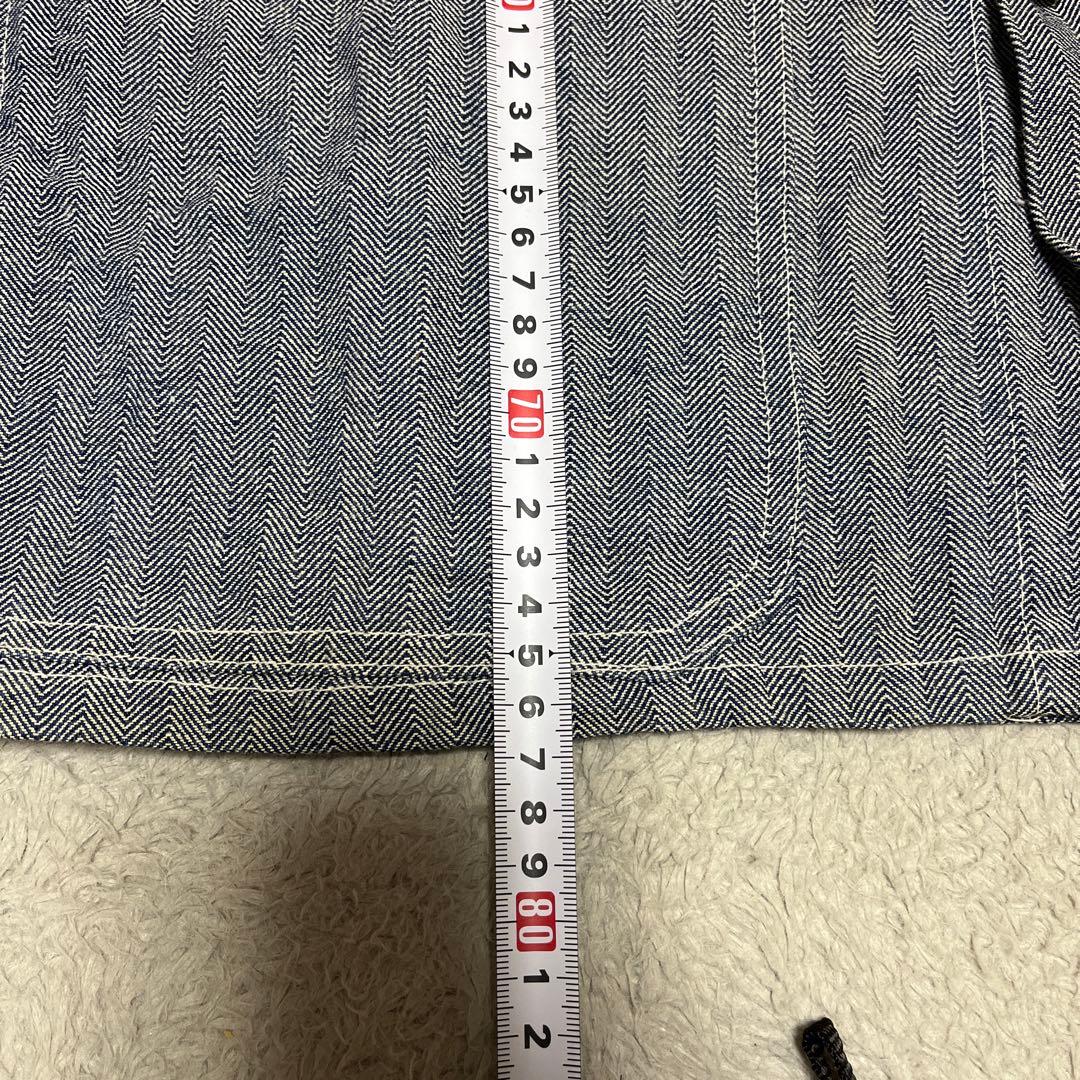 UNIVERSAL OVERALL ストライプカバーオール 38