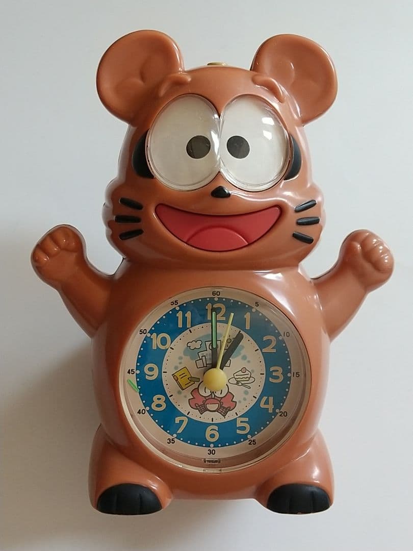 たぬきのポコ 目覚まし時計 こどもチャレンジ 進研ゼミ 動かないジャンク品