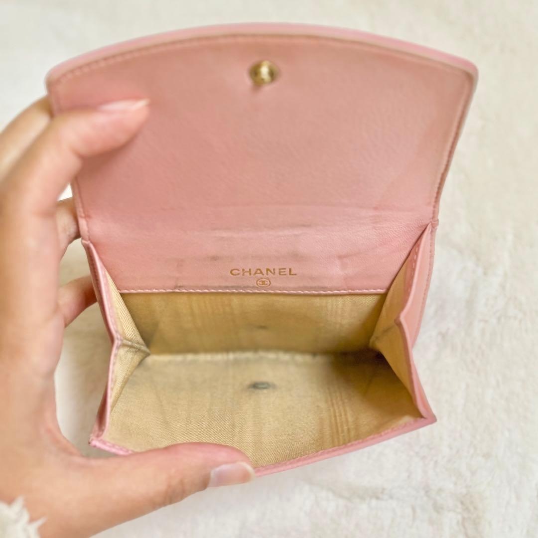 ✨正規品✨ CHANEL シャネル 二つ折り財布 ココマーク Wホック